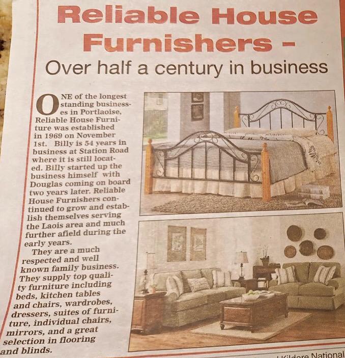 Reliable House Furnishers - 55 Years