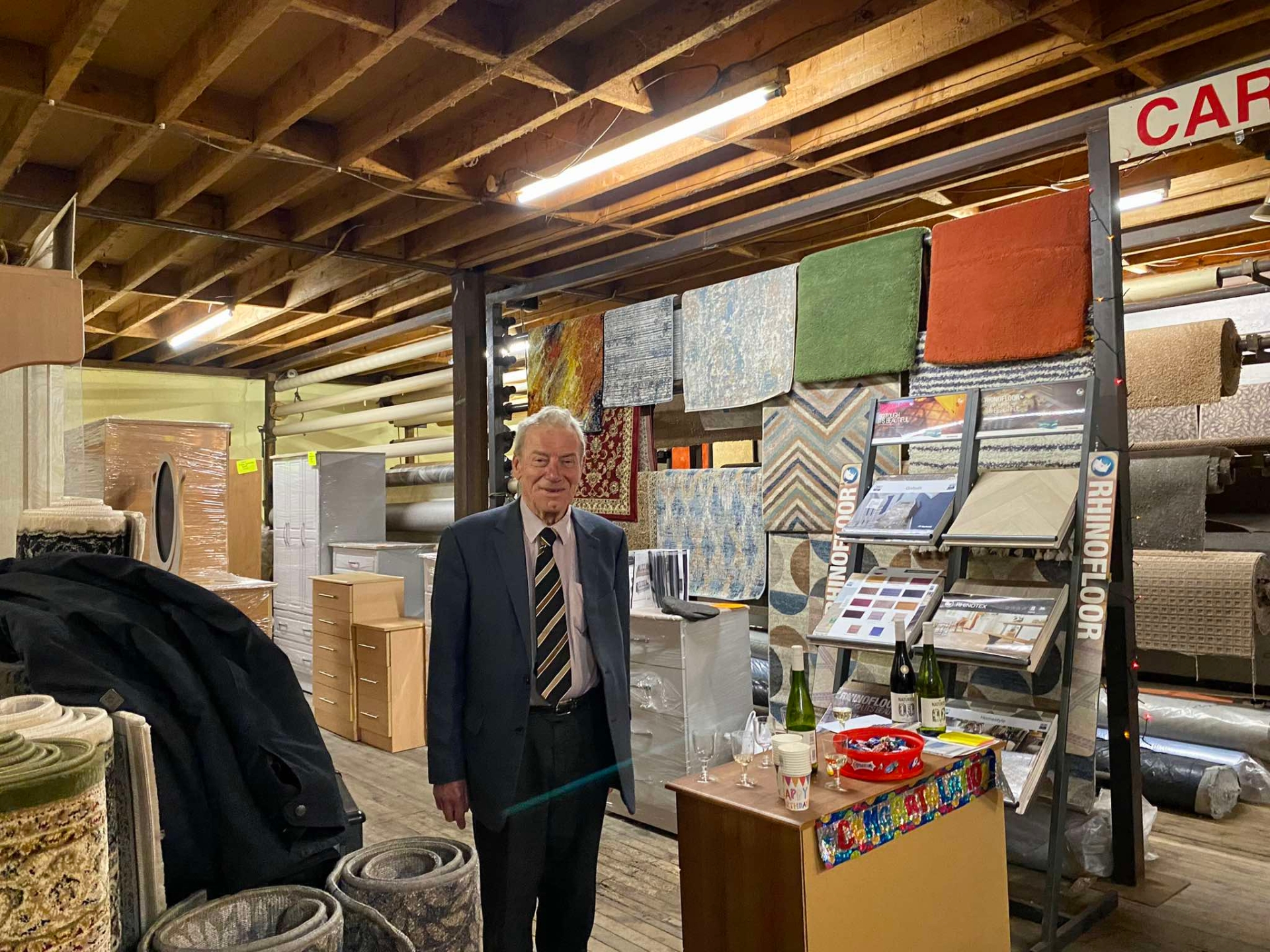 Billy Rowan, founder of Reliable House Furnishers