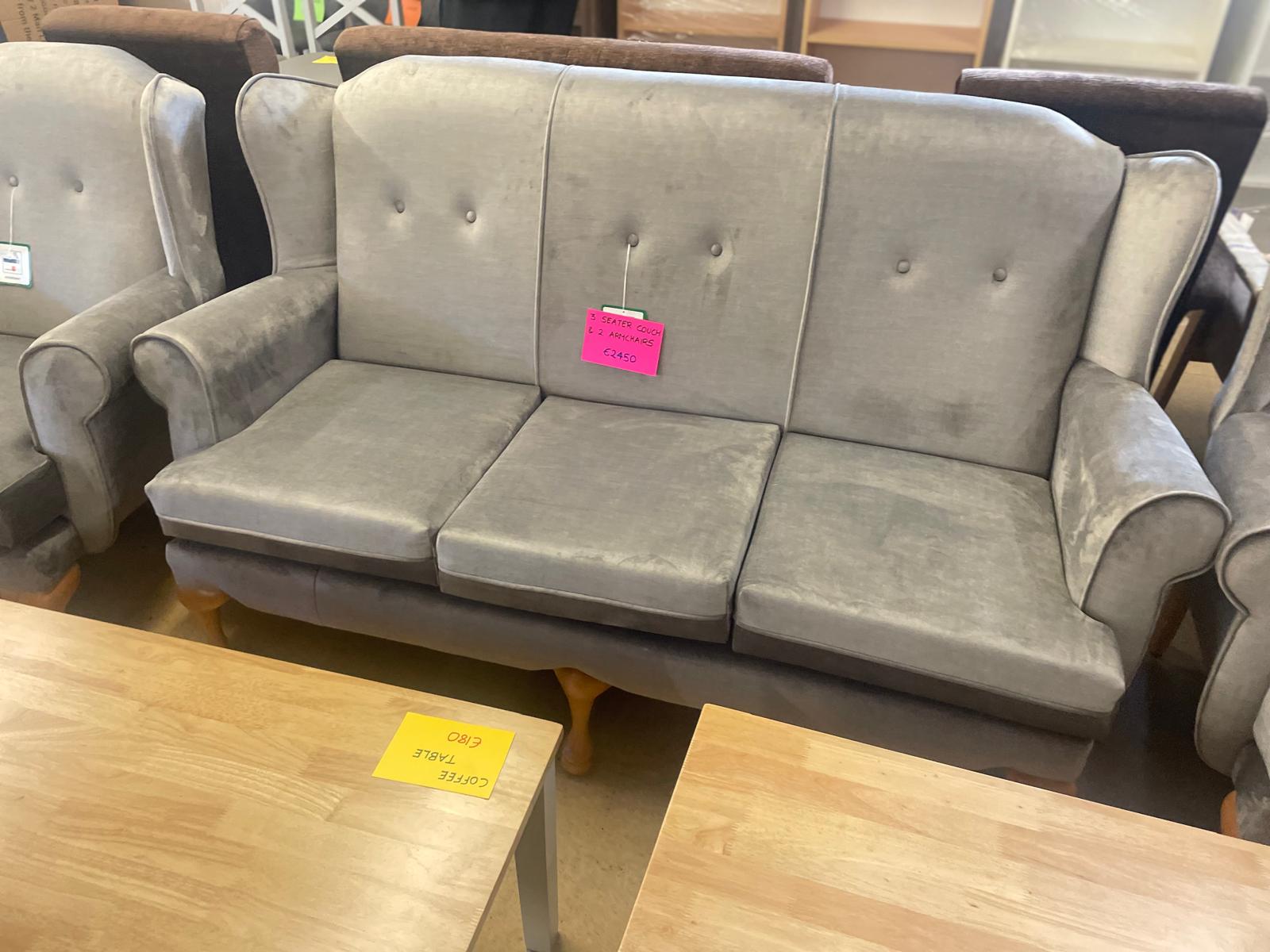 Sofas and seating on display at Reliable House Furnishers - Sitting room set 1