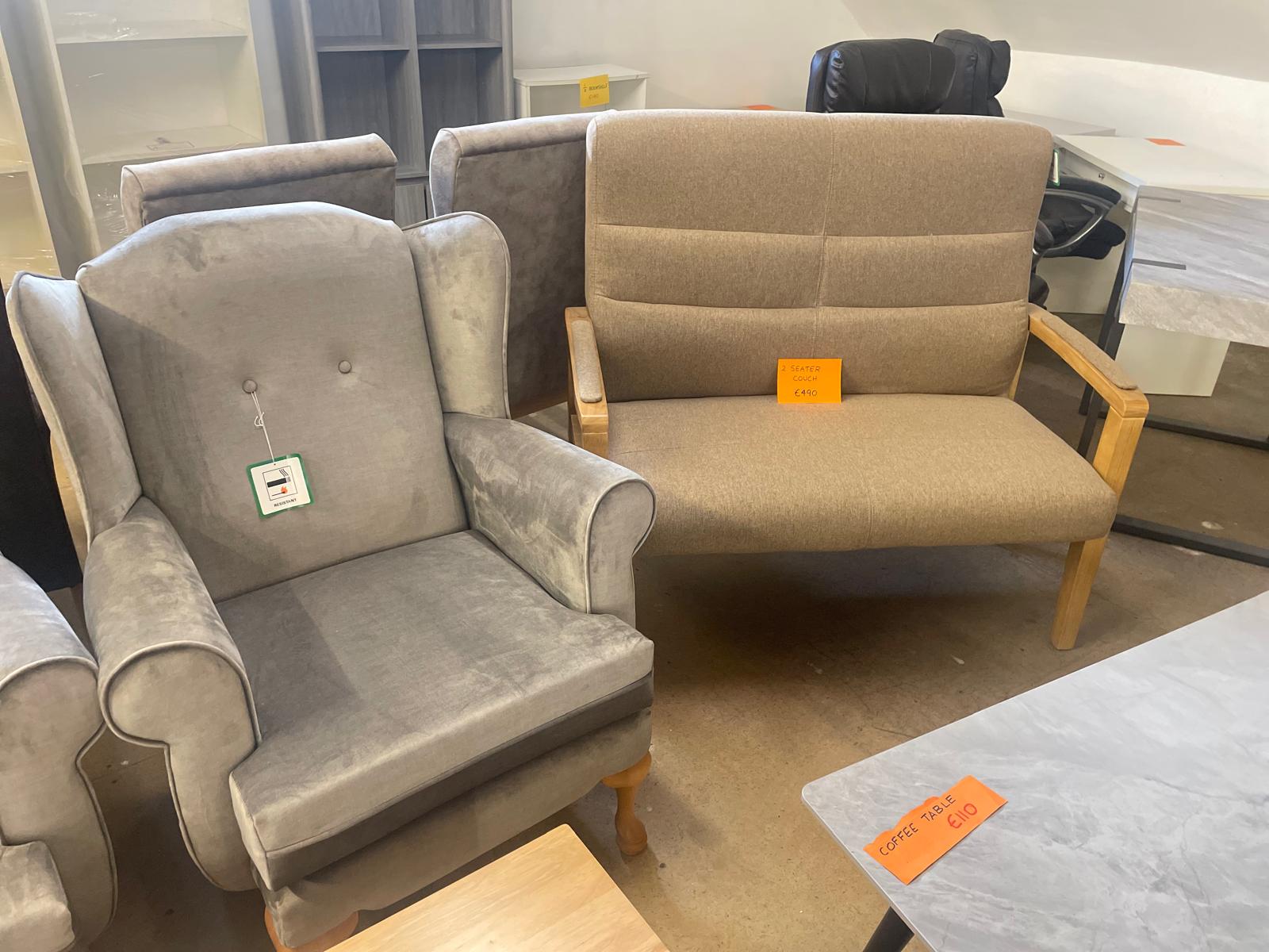 Sofas and seating on display at Reliable House Furnishers - Sitting room set 3